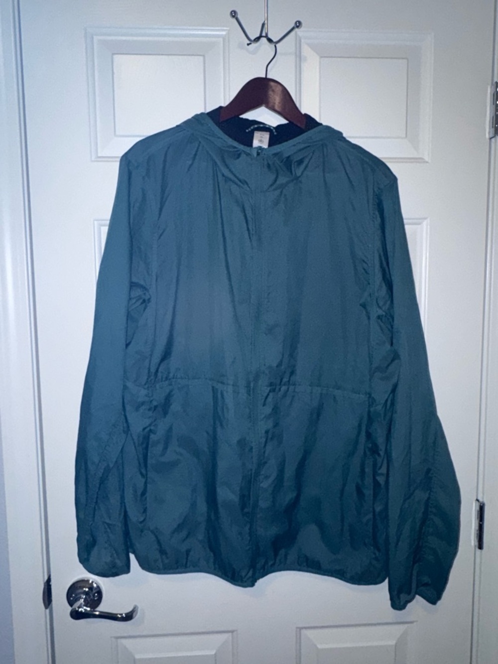 ALO Yoga Men's Hooded Windbreaker Jacket - Teal